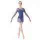 Capezio Dusk Mesh, Damen-Top mit langen Ärmeln  