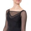 Capezio Dusk Mesh, Damen-Top mit langen Ärmeln  