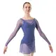 Capezio Dusk Mesh, Damen-Top mit langen Ärmeln  