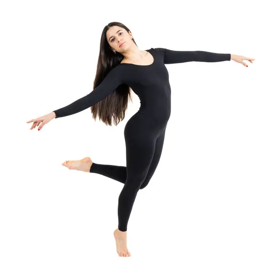 Capezio Ganzanzug mit langen Ärmeln