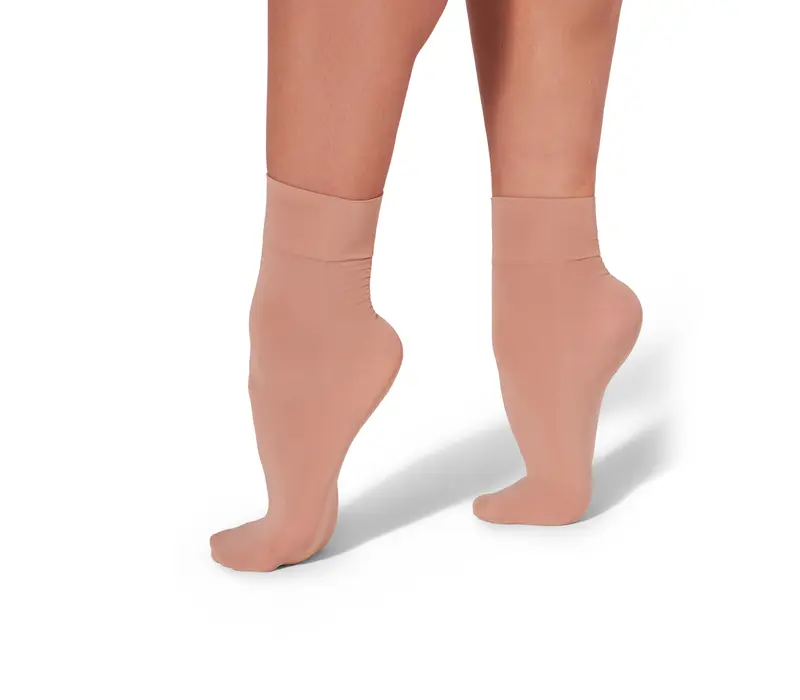 Capezio Ribbed sock, Socken - Tan Capezio