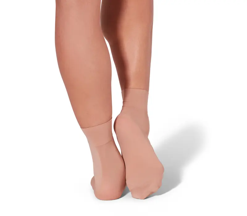 Capezio Ribbed sock, Socken - Tan Capezio