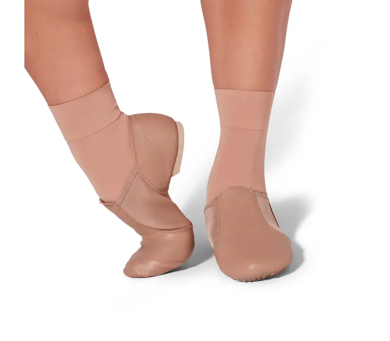 Capezio Ribbed sock, Socken - Tan Capezio