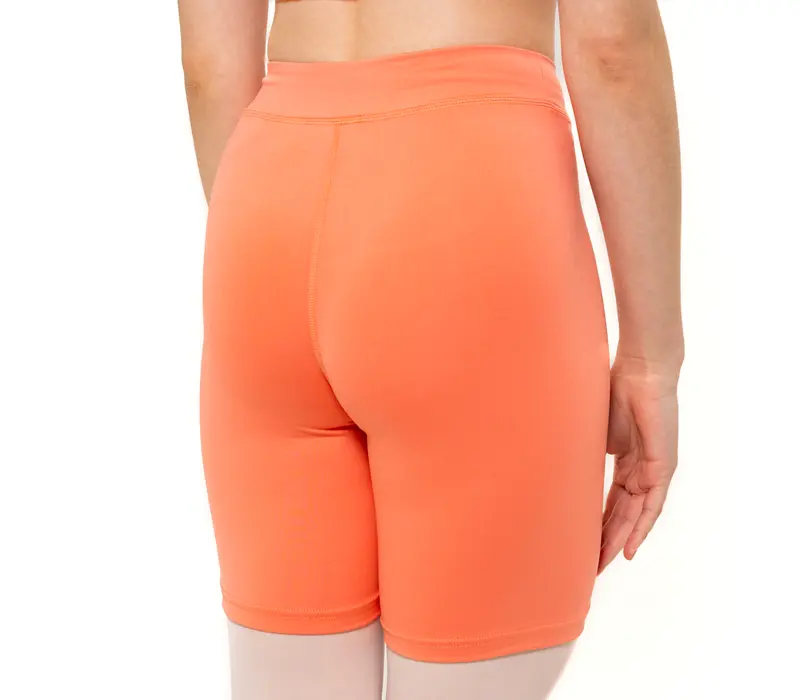 Capezio C'est La Vie Enchante Bike Short, Damen-Shorts mit Oberschenkellänge     - Aprikose Apricot Capezio
