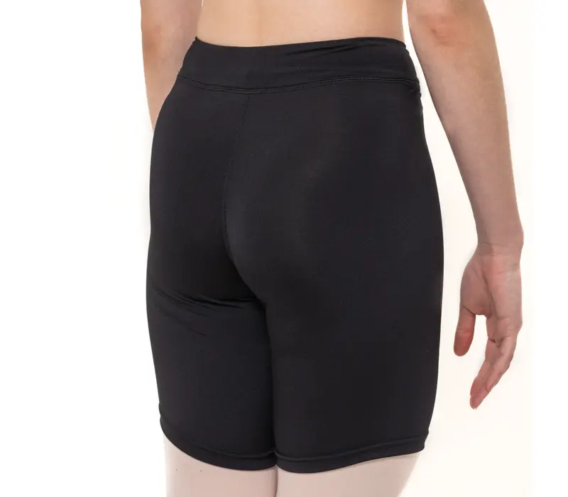 Capezio C'est La Vie Enchante Bike Short, Damen-Shorts mit Oberschenkellänge     - Schwarz