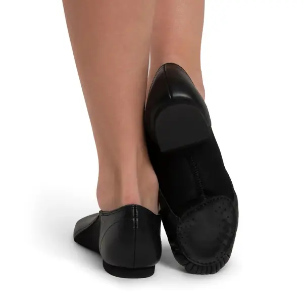 Capezio Nova suede sole, Damen Slip-on Jazzschuhe mit Wildledersohle  