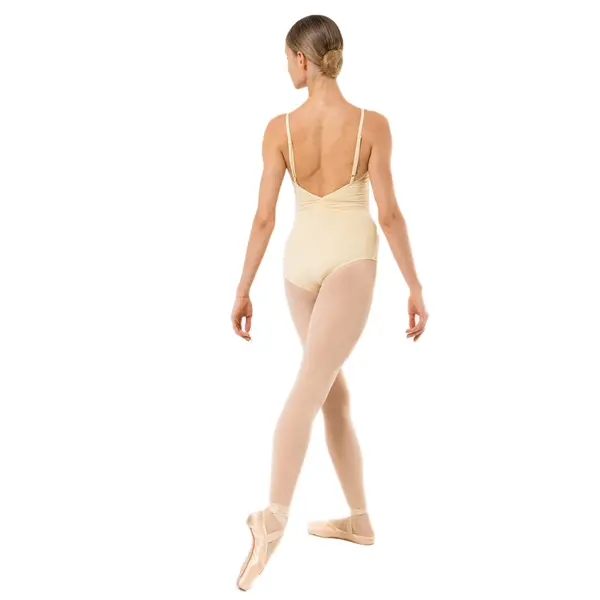 Capezio Wistful Camisole Leotard, Damen-Trikot mit feiner Raffung