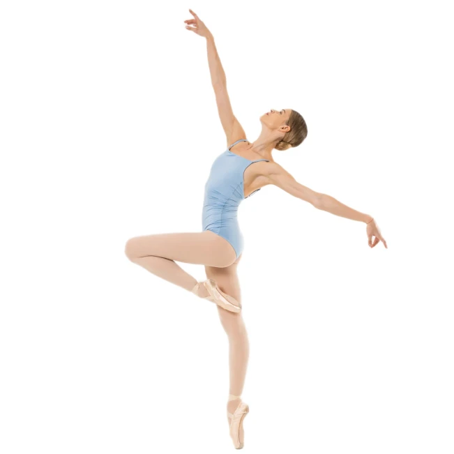 Capezio Wistful Camisole Leotard, Damen-Trikot mit feiner Raffung