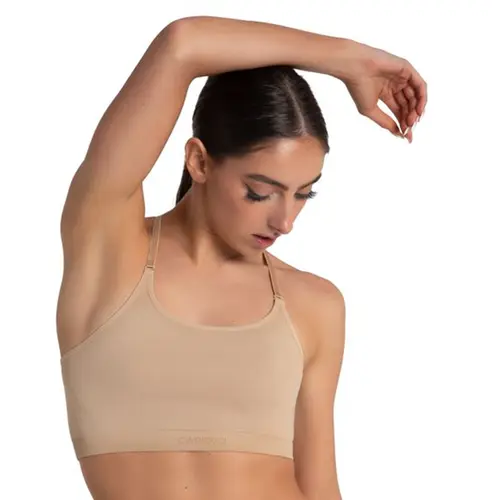 Capezio Seamless Convertible Longline Bra 3769W, Damen-Unterwäsche