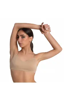 Capezio Seamless Sweetheart Bandeau-BH, Damen-BH