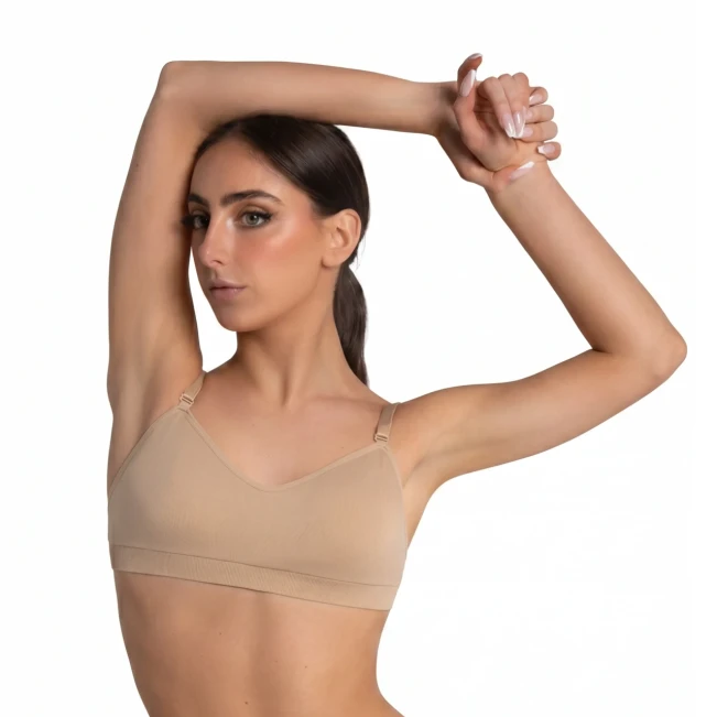 Capezio Seamless Sweetheart Bandeau-BH, Damen-BH