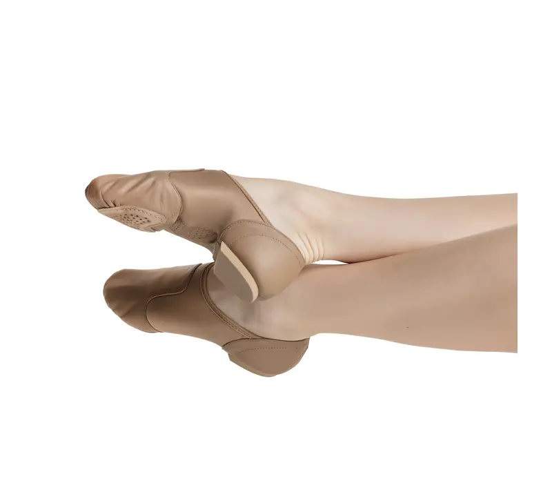 Capezio Glove Jazz Shoe, Damen-Jazzschuhe mit ergonomischer Form - Braun caramel Capezio
