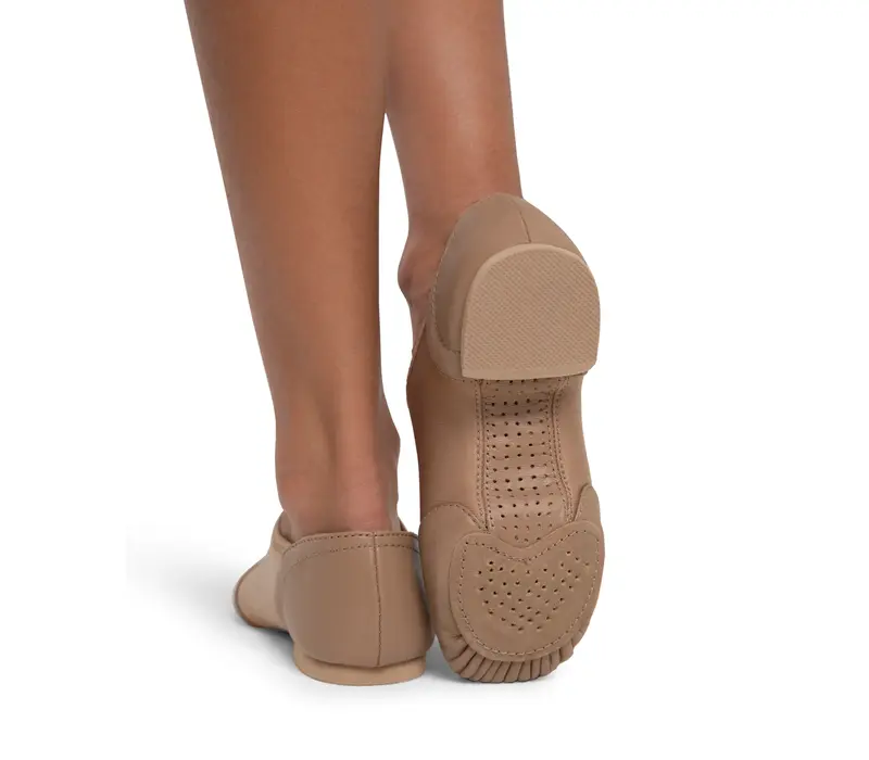 Capezio Glove Jazz Shoe, Damen-Jazzschuhe mit ergonomischer Form - Braun caramel Capezio