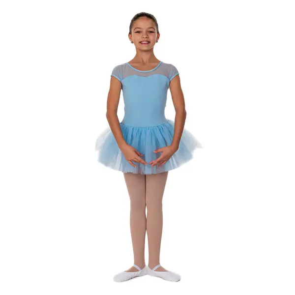 Capezio Keyhole Back Tutu Dress, Kindertrikot mit Tutu-Rock