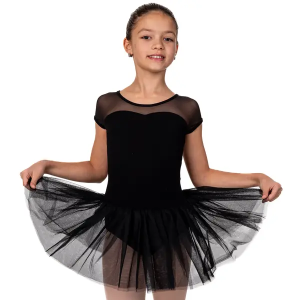 Capezio Keyhole Back Tutu Dress, Kindertrikot mit Tutu-Rock