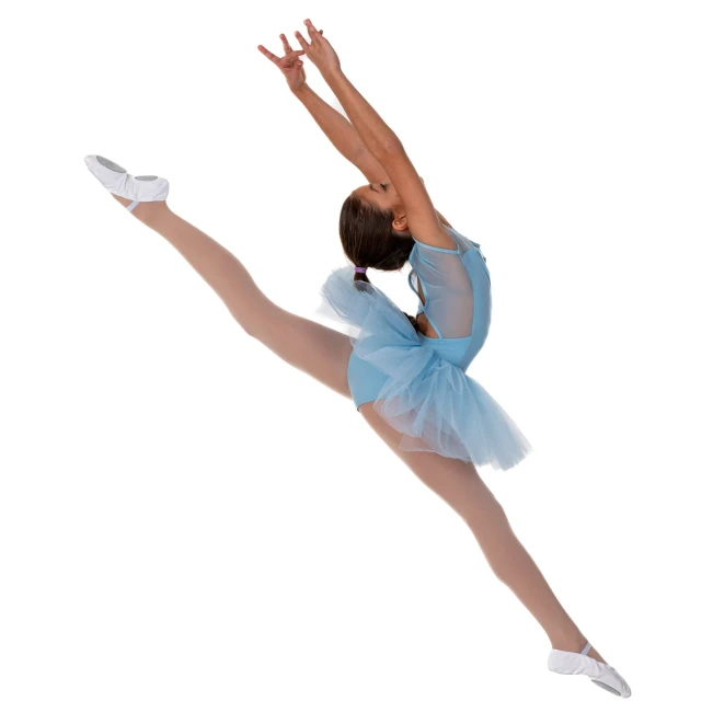 Capezio Keyhole Back Tutu Dress, Kindertrikot mit Tutu-Rock - Hellblau Capezio Capezio Keyhole Back Tutu Dress, Kindertrikot mit Tutu-Rock - Hellblau Capezio