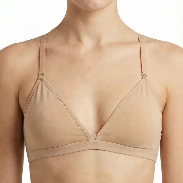 Capezio Deep Neck Clear Back, Damen-BH