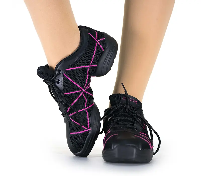 Capezio Web Dansneaker, Herrensneaker - Rosa  - hot pink