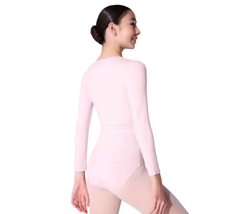 Capezio Essentials Wrap Top, Mädchen-Wickeltop - Rosa-Pink
