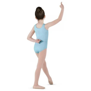 Bloch Dynamic, Kindertrikot mit breiten Trägern - Blauer Pastell Bloch