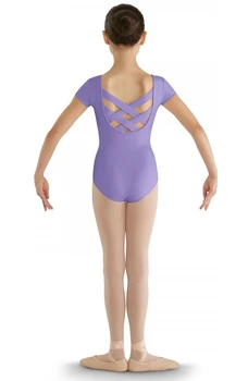 Bloch strap back cap sleeve leotard, Kindertrikot