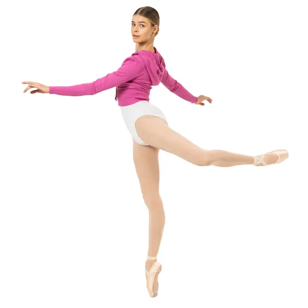 Bloch Cropped Knit Full Zip Hoodie, Damen-Kapuzenpullover