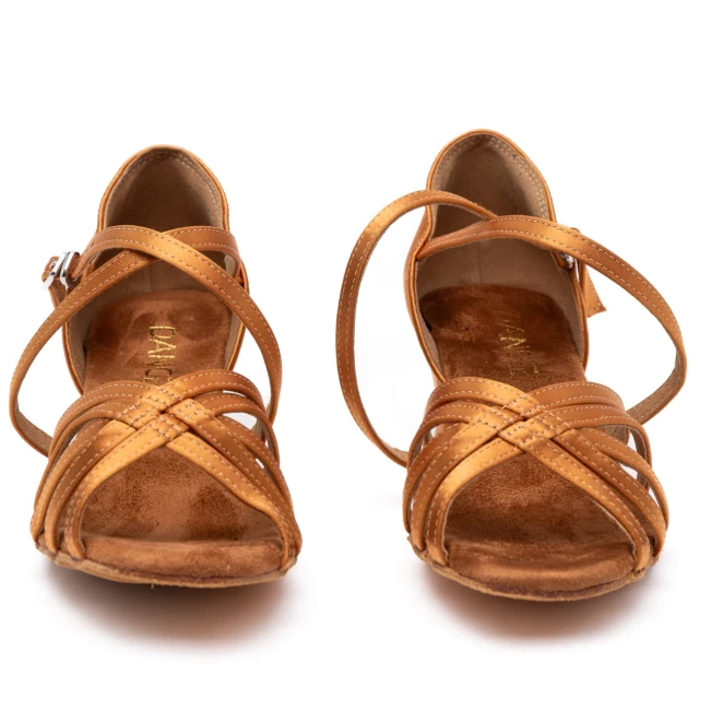 Dancee Betty, Lateinschuhe für Mädchen - Hautfarbe - dark tan Dancee Betty, Lateinschuhe für Mädchen - Hautfarbe - dark tan
