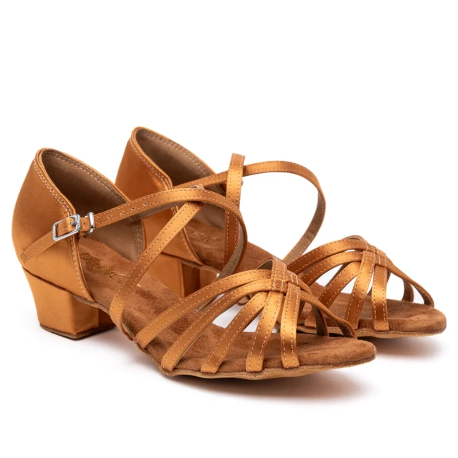 Dancee Betty, Damen-Latein-Tanzschuhe Dancee Betty, Damen-Latein-Tanzschuhe - Hautfarbe - dark tan