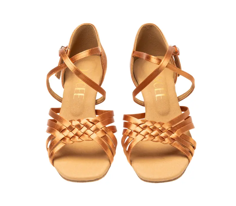 Dancee Clara, Lateinschuhe für Damen - Hautfarbe - dark tan