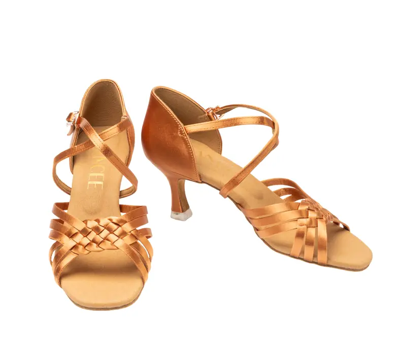 Dancee Clara, Lateinschuhe für Damen - Hautfarbe - dark tan