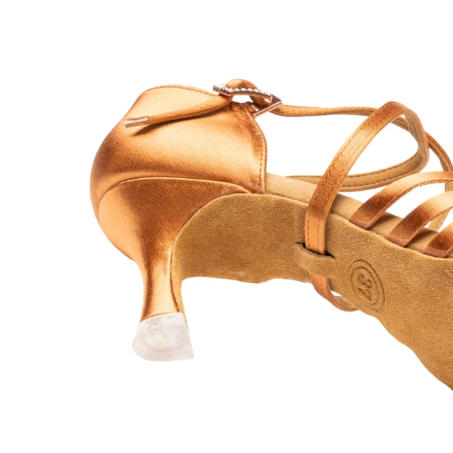 Dancee Clara, Damen-Latin-Schuhe Dancee Clara, Lateinschuhe für Damen - Hautfarbe - dark tan