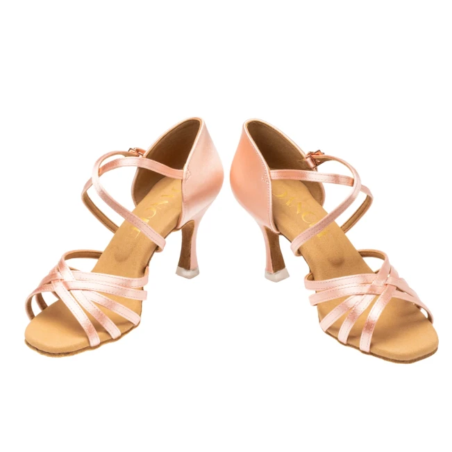 Dancee Dia, Damen-Lateinschuhe Dancee Dia, Damen-Lateinschuhe - Flesh satin WJ