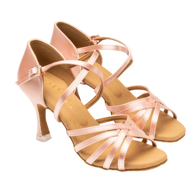 Dancee Dia, Damen-Lateinschuhe Dancee Dia, Damen-Lateinschuhe - Flesh satin WJ