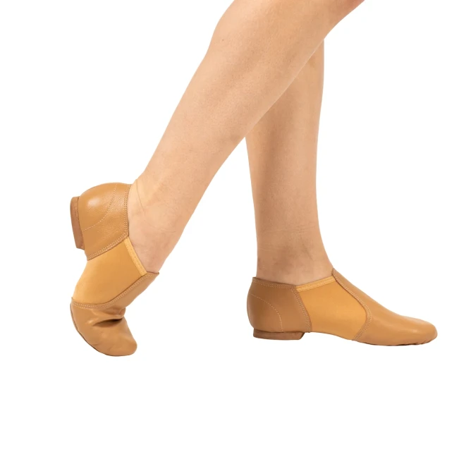 Dancee jazz slip on, Jazzschuhe für Frauen - Hautfarbe - tan