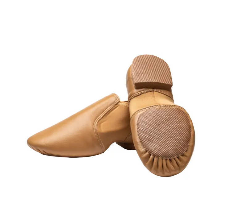 Dancee jazz slip on, Jazzschuhe für Frauen - Hautfarbe - tan