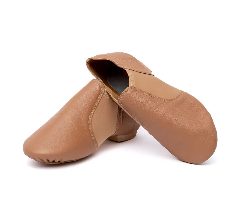 Dancee Jazz Slip-On, Kinder-Jazzschuhe Dancee Economy Jazz Slip-On, Kinder-Jazzschuhe - Hautfarbe - tan