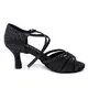 Dancee Kate, Damen-Latein-Tanzschuhe - Schwarz Glitzer