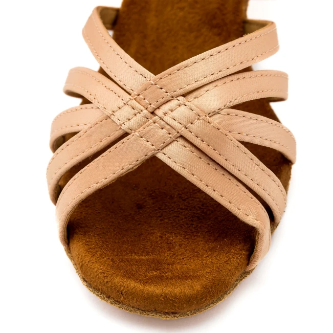 Dancee Lily, Damen-Lateinschuhe Dancee Lily, Damen-Lateinschuhe - Flesh satin WJ