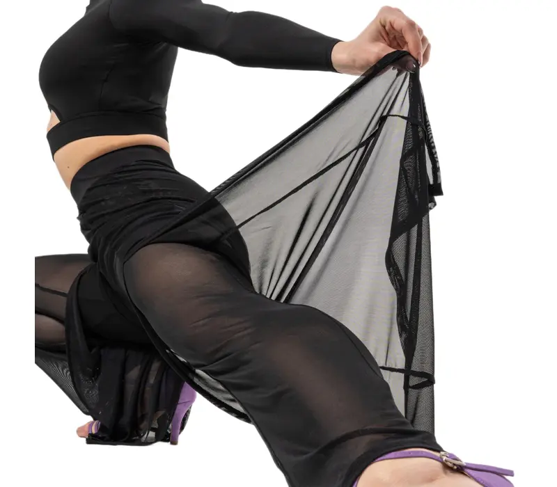 Dancee Nataly Ballroom, Damen-Tanzhosen - Schwarz