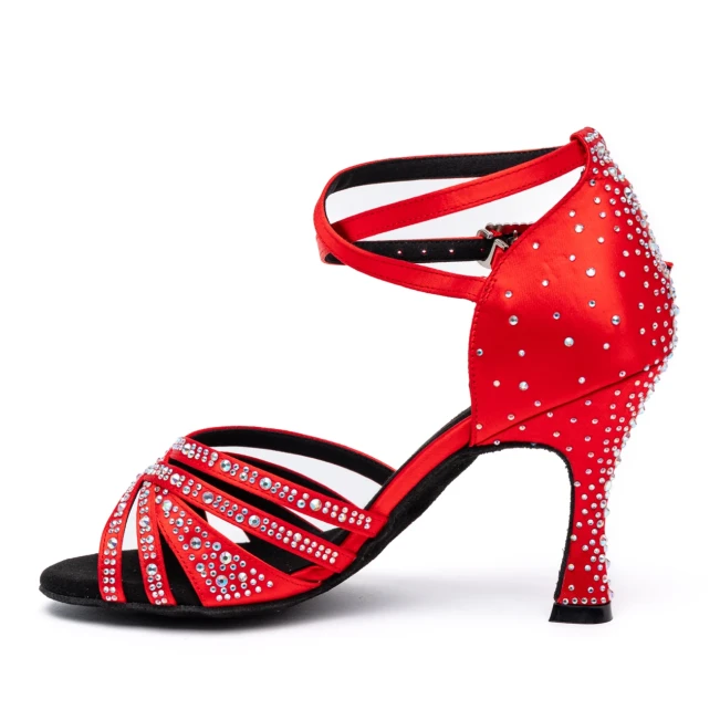 Dancee Star, Latein-Tanzschuhe für Damen Dancee Star, Latein-Tanzschuhe für Damen - Rot - red