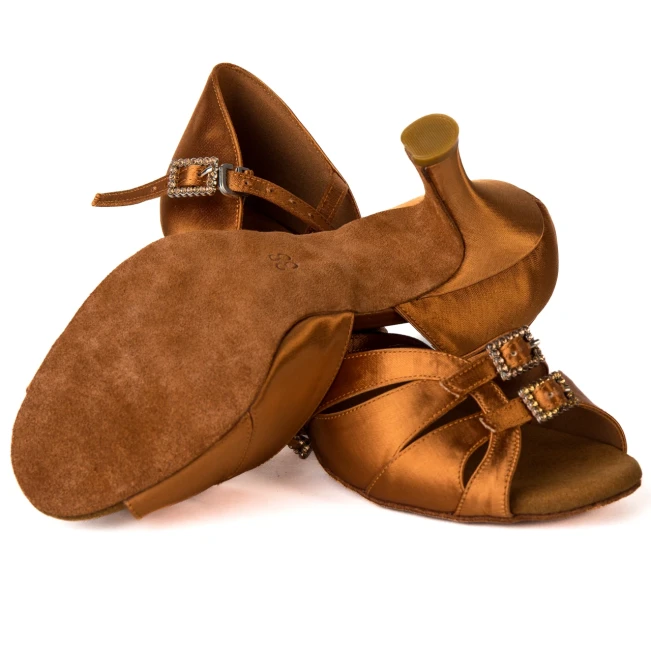 Dancee Stella, Latein-Tanzschuhe für Damen Dancee Stella, Latein-Tanzschuhe für Damen - Hautfarbe - dark tan
