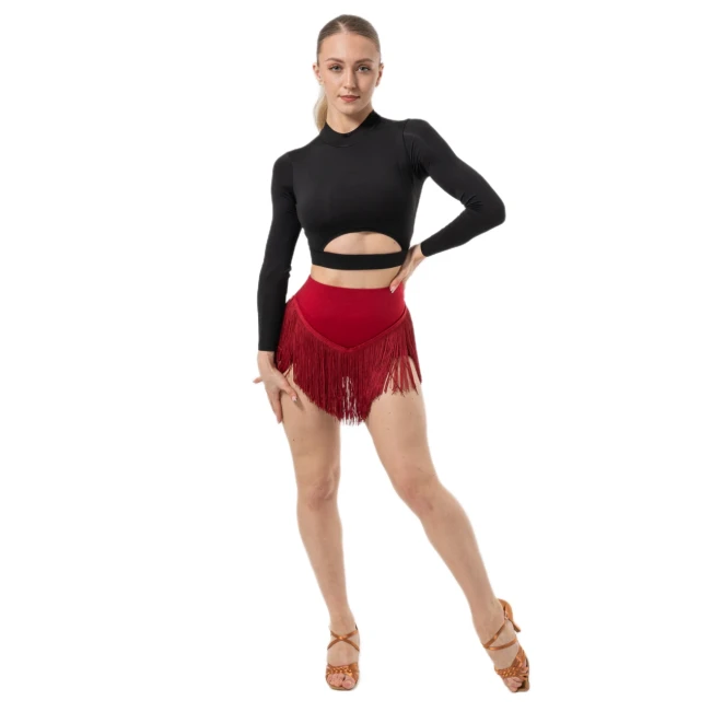 Dancee Wendy, Damen-Shorts mit Fransen - Rot - red