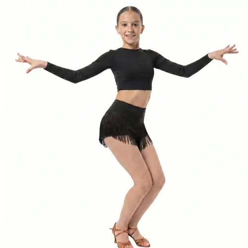 Dancee Wendy, Shorts mit Fransen für Mädchen