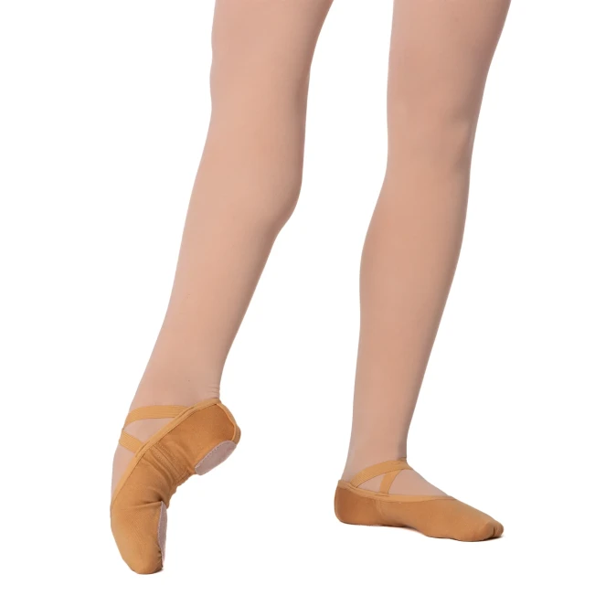 Dancee Pro Stretch, Elastische Damen-Ballettschläppchen Dancee Pro Stretch, Elastische Damen-Ballettschläppchen - Hautfarbe - tan