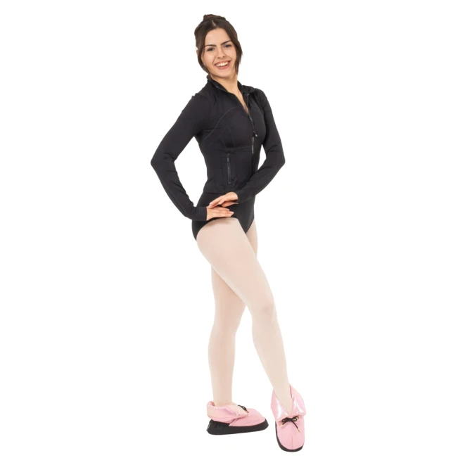 Capezio Mini Glam Warmup-Booties, Aufwärmschuhe Capezio Mini Glam Warmup Booties, Aufwärmschuhe - Metallic Pastellrosa