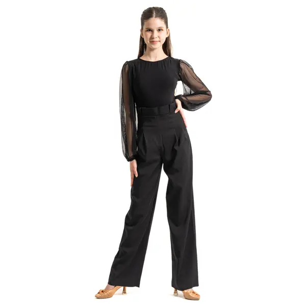 FSD Kamila Mesh, Mädchen-Body mit Mesh-Ärmeln