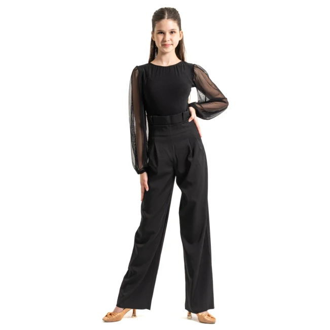FSD Kamila Mesh, Mädchen-Body mit Mesh-Ärmeln