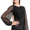FSD Kamila Mesh, Mädchen-Body mit Mesh-Ärmeln
