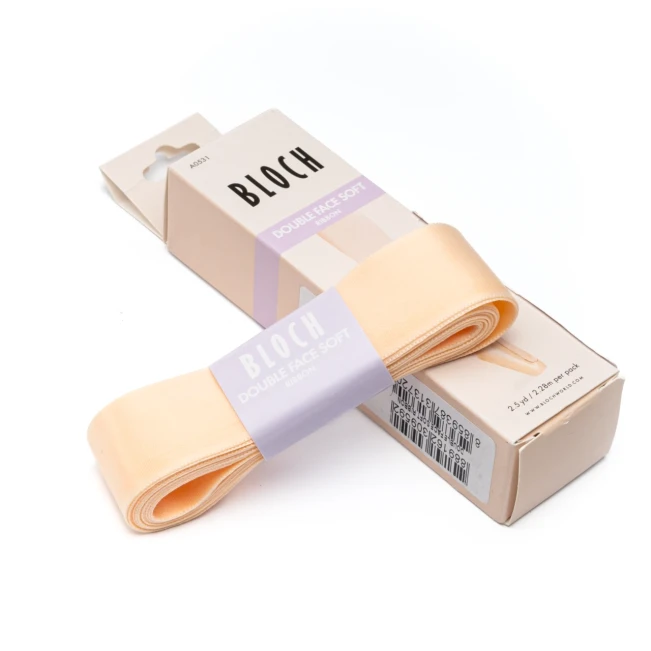 Bloch Double Face Soft Ribbon, doppelseitige Satinbänder Bloch Double Face Soft Ribbon, doppelseitige Satinbänder