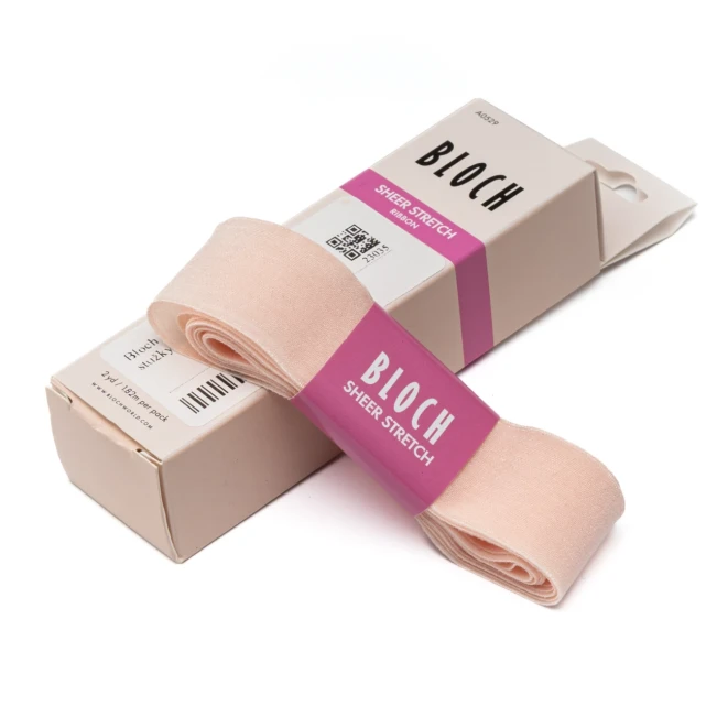 Bloch Sheer Stretch Ribbon, Bänder Bloch Sheer Stretch Ribbon, Bänder